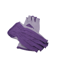 半指止滑手套(紫)